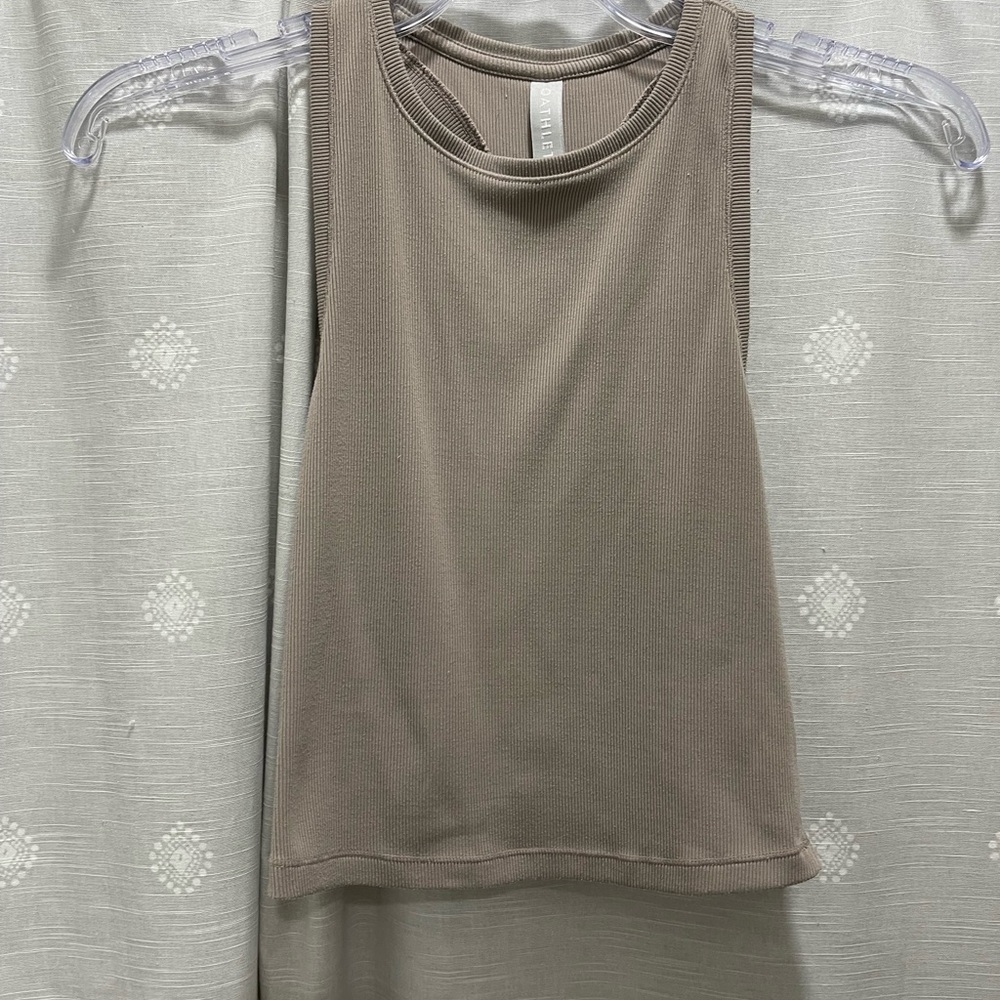 Athleta Tan Workout Tank Top